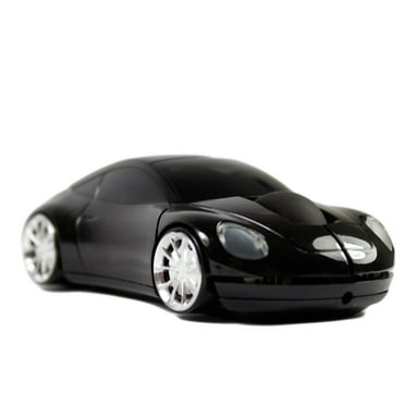 SANOXY 2.4GHz Wireless 3D Car Shape Optical Mouse w/ USB Receiver for PC (BLACK)