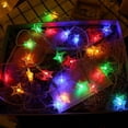 thumbnail image 1 of Guirnalda de luces de estrellas a pilas, 7,5 m, 50 LED, 8 modos de luz LED que cambian de color blanco cálido para bodas, Navidad, cumpleaños, Halloween, Día de la Madre, 1 of 5