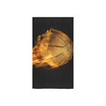 thumbnail image 3 of MKHERT Flying Fiery Basketball Bath Towel Hand Towel Shower Towel Washcloth 16x28 inch, 3 of 3