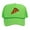 Neon Green, variant on Adult Men's Pepperoni Pizza Slice Rope Foam Trucker Hat, White/Brown