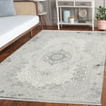 thumbnail image 2 of Cream Oriental Area Rugs for Living Room Washable Rugs Boho Moroccan Area Rug Soft Neutral Geometric Bohemian Carpet Distressed Indoor Rug for Bedroom Dining Room Office Foldable Nonslip Rug, 2 of 9