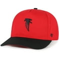 thumbnail image 2 of Men's '47 Red/Black Atlanta Falcons 1966 Throwback Collection Sure Shot Hitch Adjustable Hat, 2 of 4