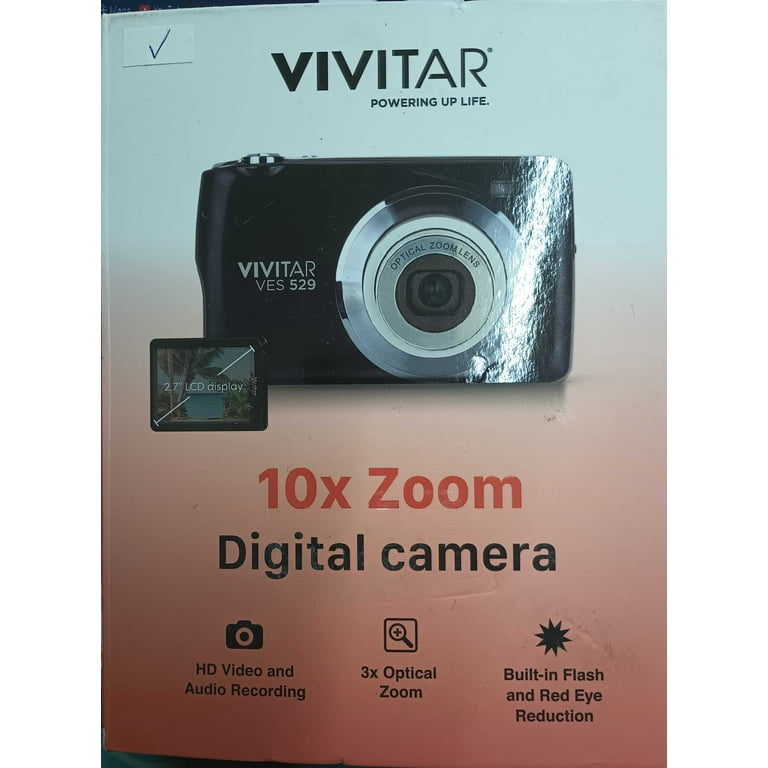 Vivitar 16mp Optical Lens Digital Camera - Black - Walmart.com