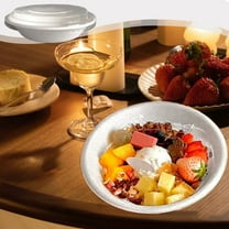 SDNall Paper Bowls Disposable, Straws Paper Disposable, one Times Bowl Greek Cold Extract ins Yogurt Bowl Paper Bowl Shaved Ice Bowl Sponge Ice Bowl Straw Hats Bowl