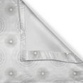 thumbnail image 6 of Ambesonne Grey Grommet Curtain, Sketchy Geometric Design, 50" x 54", White, 6 of 6