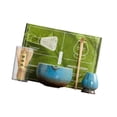 thumbnail image 4 of Juego de 4 piezas para de matcha, kit para preparar té matcha, batidor portátil, cuenco tradicional para matcha, para recepción, salón de té azul, 4 of 9