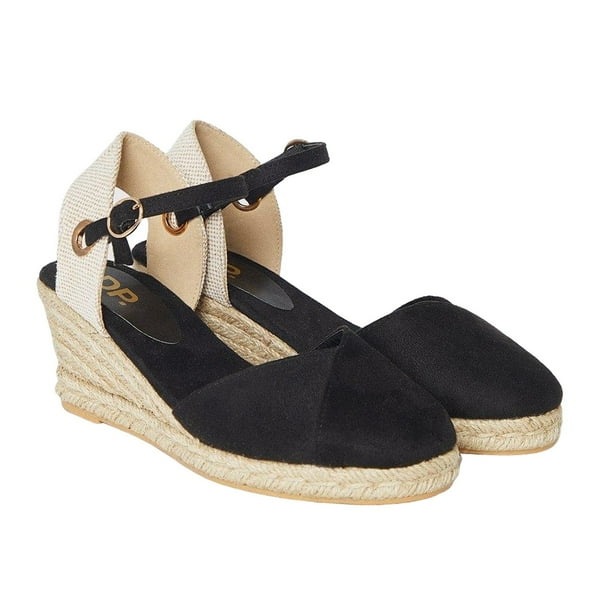 Dorothy Perkins Womens Rory Closed Toe Wedge Espadrilles Walmart