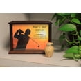 thumbnail image 5 of Mainely Urns Maple Wood Finish Keepsake Cremation Urn for Ashes - Aluminum Urn with Painted Maple Grain Finish - 3 Cubic Inch Capacity [2.5 tablespoons of cremains] - For The Sharing of Ashes, 5 of 5