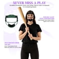 thumbnail image 3 of Exxact Sports Softball Face Mask Girls Youth & Adult, Protective Lightweight Fielders Mask Softball For Enhanced Performance (Dark Green, Youth), 3 of 7