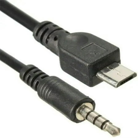 FOR Micro USB 2.0 Male To Stereo 3.5mm Male Car AUX Out Audio Cable For Note 3 S5