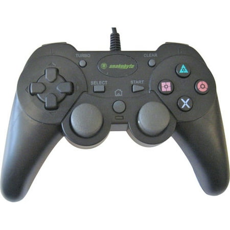 Snakebyte Sunflex Wired PS3 Controller, Black (Best Way To Charge Ps3 Controller)