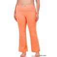 thumbnail image 1 of SNNROO Womens & Plus Stretch Cotton Fold-Over High Waist Bootcut Workout Flared Yoga Pants, 1 of 4