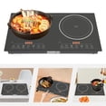 thumbnail image 2 of TOOL1SHOoo 2400W Portable Induction Cooktop Countertop Dual Cooker Burner Stove Hot Plate, 2 of 9