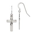 thumbnail image 1 of 925 Sterling Silver Latin Cross Drop Dangle Earrings Religious, 1 of 6