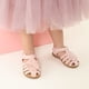 thumbnail image 5 of Sandalias DREAM PAIRS para Niñas con Punta Cerrada y Flor, Verano, Rosa, Talla 13, 5 of 6