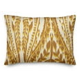 thumbnail image 2 of Creative Products Large Ikat Orange Yellow Pattern 14x20 Indoor / Outdoor Pillow, 2 of 3