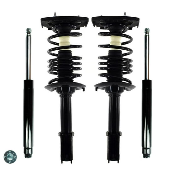 Set of 4 Front Strut-Rear Quick Complete Strut-Coil Spring For 1997-2001 Chevrolet Lumina