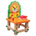 thumbnail image 2 of Silla y herramientas de montaje de madera, juguete de construcción educativo, modelos de sillas de madera, juego de construcción para niños pequeños Hugo Montaje Carpintería, 2 of 7