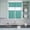 Teal Green, variant on 3 Piece Kitchen Curtains and Valances Set Vintage Fruit Green Cafe Curtains 36 Inch Length Farmhouse Retro Solid Color Linen Texture Valance & Tier Curtain for Living Room Bedroom 54"x18" 27"x36"*2