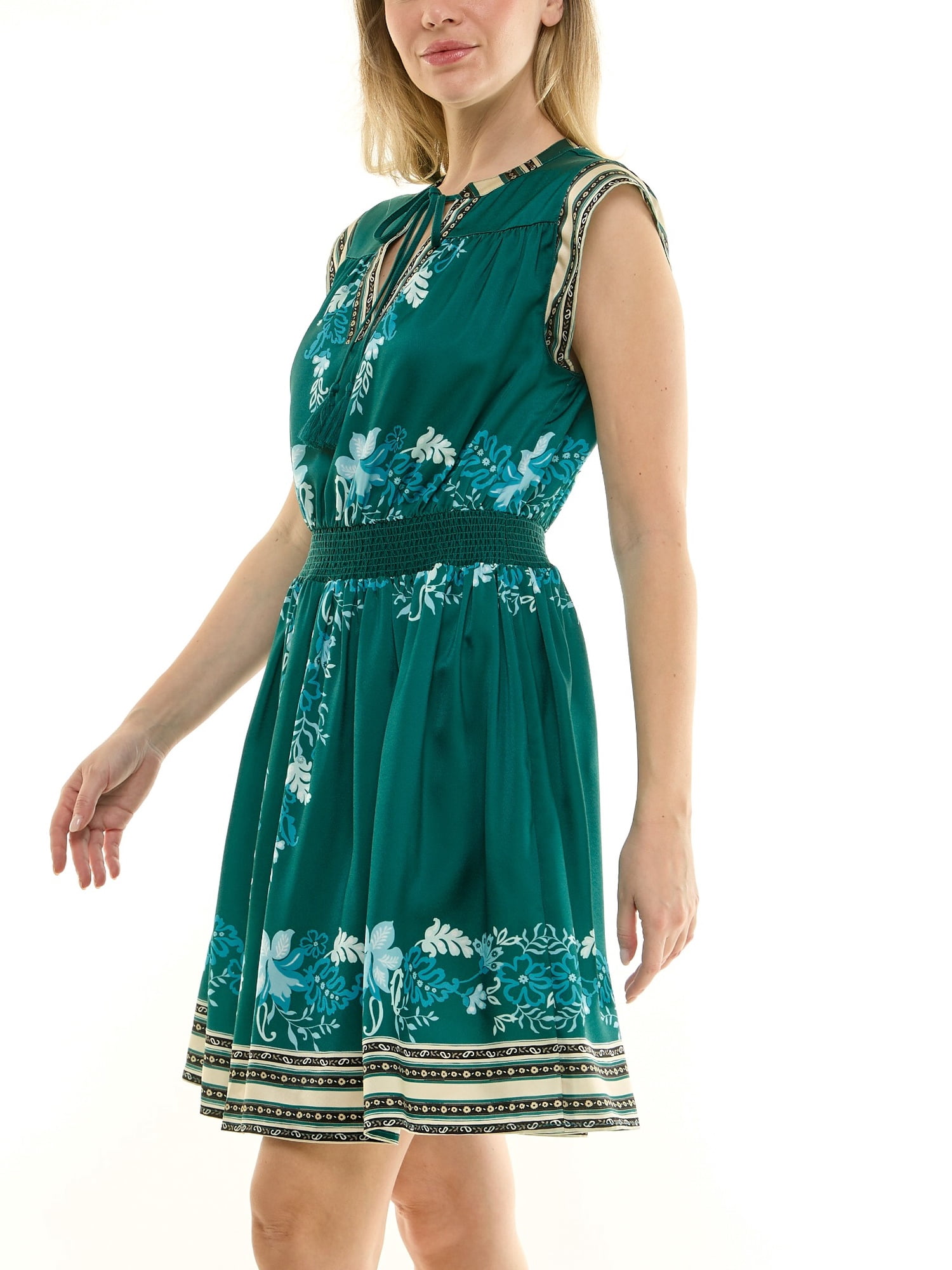 Nanette Lepore Sleeveless Mirror Print Mini Dress