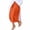 Orange, variant on Annhoo Womens Trouser High Waist Wide Leg Solid Color Loose Capri Pants with Pockets Casual Dressy Clothes