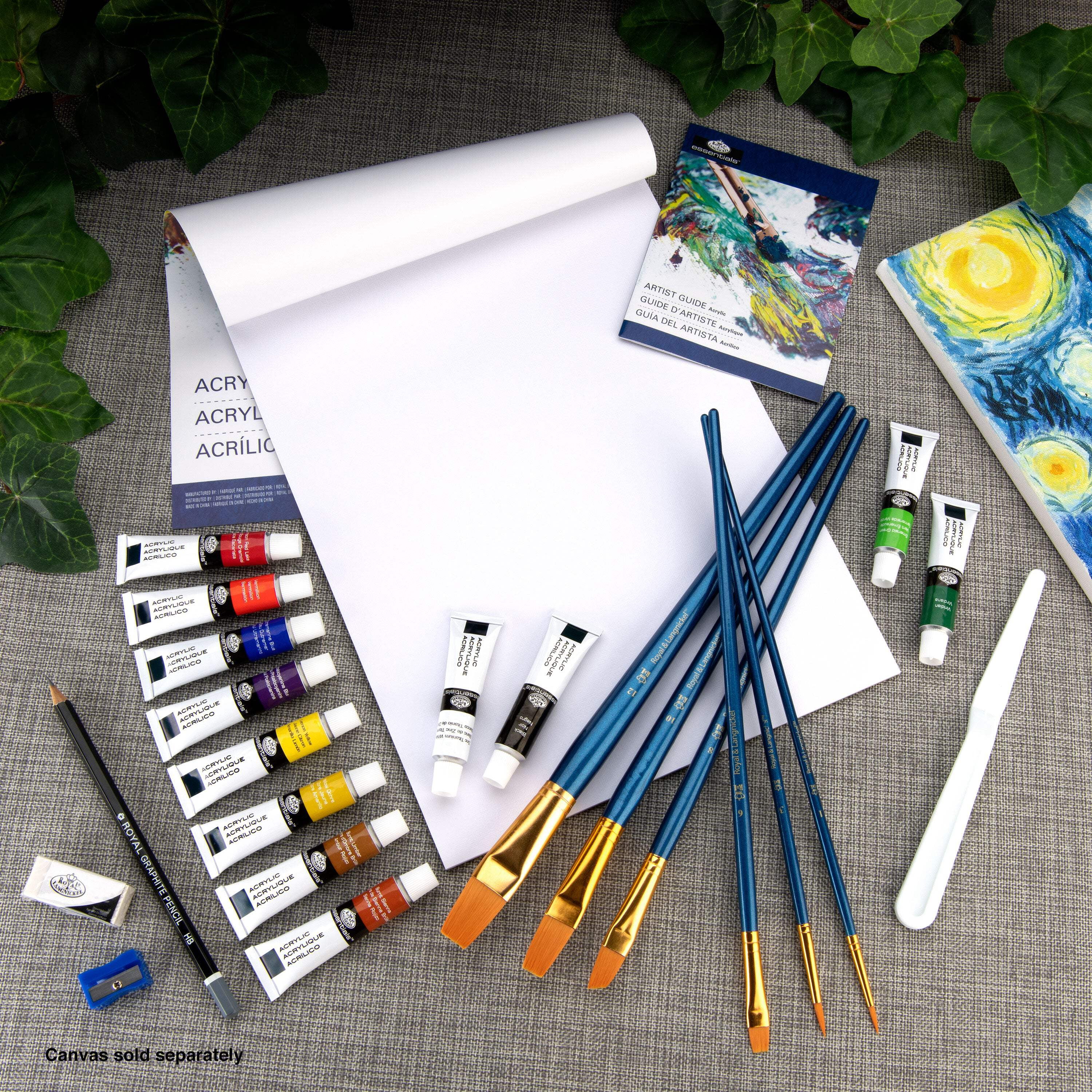 Royal & Langnickel Acrylic Large Clear Art Set - 25pc
