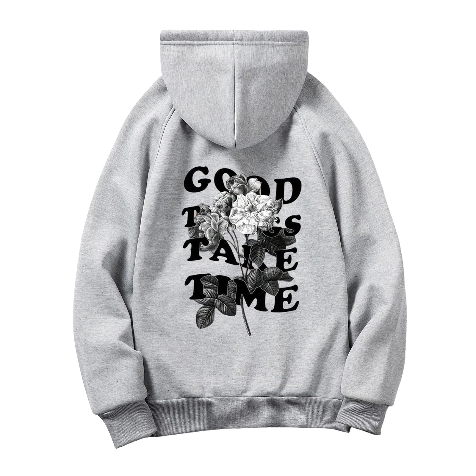 Men's Autumn And Winter Solid Colors Sweatshirt Long Sleeve Long