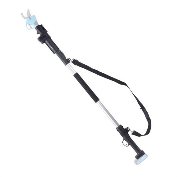 yeacher High-carbon Steel Foldable Telescopic Pole Electric Pruning Shear Holder 1.5-1.9m High Branches Cutting Extension Poles