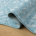 thumbnail image 6 of SAFAVIEH Tulum Merletta Moroccan Geometric Runner, 2' x 5', Turquoise/Ivory, 6 of 8