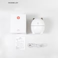 thumbnail image 3 of 200ml USB Mini Humidifier withLED Night Light, Ultra-Quiet Cool Mist, ABS+PC Material, Hidden Filter Core, 30-40ml/h Mist Output, Ideal for Bedroom Office Home, 5V Power, White/Pink Optional (Model, 3 of 6