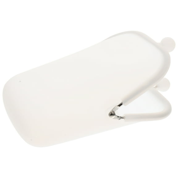 unbranded  Coin Clasp Silicone Cosmetic Bag Shopping Purse Portable Change