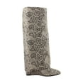 thumbnail image 6 of Madden Girl Women's Evannder Fashion Boot, Black/White, 7, 6 of 8