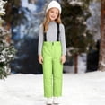 thumbnail image 2 of Staki Girls Snowsuit Girls Waterproof Snowsuits Toddler Kids Winter Snow Ski Suits One Piece Outdoor Hooded Jumpsuit Outfits 6Y,7Y,8Y,9Y,10-12Y,12-14Y(Green,10-12 Years), 2 of 9
