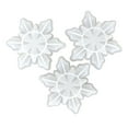 thumbnail image 1 of 3 uds molde de silicona de copo de nieve suave Flexible interesante reutilizable DIY molde de hoja aromática para hacer artesanías, 1 of 8