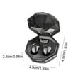 thumbnail image 3 of Mini True Wireless Earbuds Active Noise Cancelling Bluetooth 5.4 IPX5 Waterproof 40H Playtime Fast Charging Digital Display Low Latency Surround Sound In Ear Headphones(Black), 3 of 6