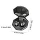 thumbnail image 3 of Audífonos Bluetooth 5.4 de plástico, miniauriculares intrauditivos inalámbricos con sonido envolvente, reducción activa de ruido, carga rápida tipo C, pantalla digital y baja latencia., 3 of 6