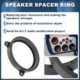 thumbnail image 3 of Unique Bargains Speaker Spacer Ring Tweeter Speaker Spacer Adaptor for Subaru for 6.5" 2Pcs, 3 of 7