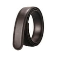 thumbnail image 2 of Automatic Belt Men without Clasp Trendy Simple Waistband Ratchet Belt Strap brown 150cm, 2 of 8