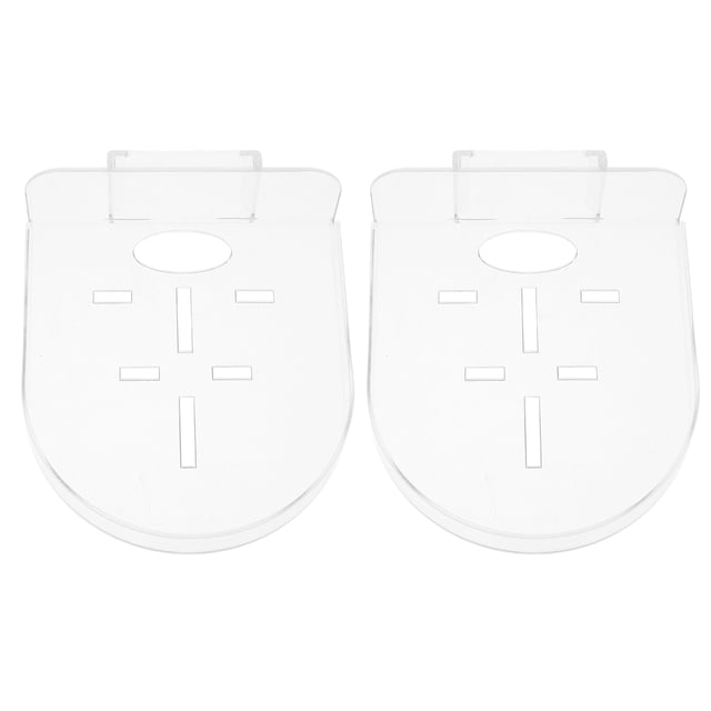 Houderco 2Ud Estante De Pared Transparente Para Cámara Con Montaje Y