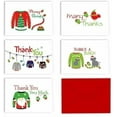 thumbnail image 2 of Paper Frenzy Christmas Sweaters Collection Thank You Note Cards and Envelopes - 25 pack, 2 of 3