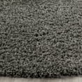 thumbnail image 5 of Safavieh Athens Talia Solid Shag Area Rug, Dark Gray, 6'7" x 6'7" Round, 5 of 13