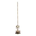 thumbnail image 1 of Brass Hanging Shankh Design 7 Oil Wick Diya With 17 Inch Chain, Brown & Golden, 1 of 3