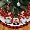 thumbnail image 2 of Christmas Tree Skirt, Gnomes Tree Skirts 36 Inch, Christmas Trees Decoration, Xmas Decor Mat for Indoor Outdoor, Xmas Skirts, Gnomes Holiday Decoration, 2 of 6
