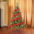 thumbnail image 3 of Open Box Home Heritage 5' Artificial Cascade Cashmere Christmas Tree w/ Lights, 3 of 10