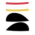 thumbnail image 1 of Car Headlights Eyebrows Eyelids Cover Eyelash Head Light Lamp Stickers For Mini Cooper F54 F55 F56, 1 of 5
