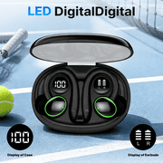 Wireless Earbuds, Bluetooth 5.4 Sports Headphones, 50H Playback Over Ear Earbuds with ENC Noise Cancelling Mic, Deep Bass Fitness Earphones Gym Running Workout with Earhooks, IP7 Waterproof Headset