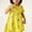 Yellow, variant on Tdoqot Toddler Flower Girls Dress- Midi Dreess Crewneck Cute Sleeveless Summer Casual Dresses Red Size 4T