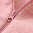 thumbnail image 6 of BOBOGOJP Kids Hooded Fleece Jacket Boys Girls Full Zip Hoodie Toddler Coat 3-12Years Pink,Size 3-4 Years, 6 of 9