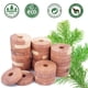 thumbnail image 2 of Paquete de 30 bloques aromáticos de cedro para guardar ropa, perchas de bolas de cedro natural, accesorios de almacenamiento, armarios y cajones, 2 of 5