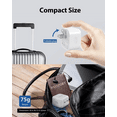 thumbnail image 5 of Gigastone iPhone Charger Fast Charging【Apple MFi Certified】35W USB C Charger - GS-PD-6350W-CL-7600-1-B, 5 of 6